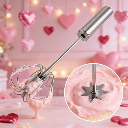 Mini Whisker, One Press Handheld Milk Frothier & Egg Beater