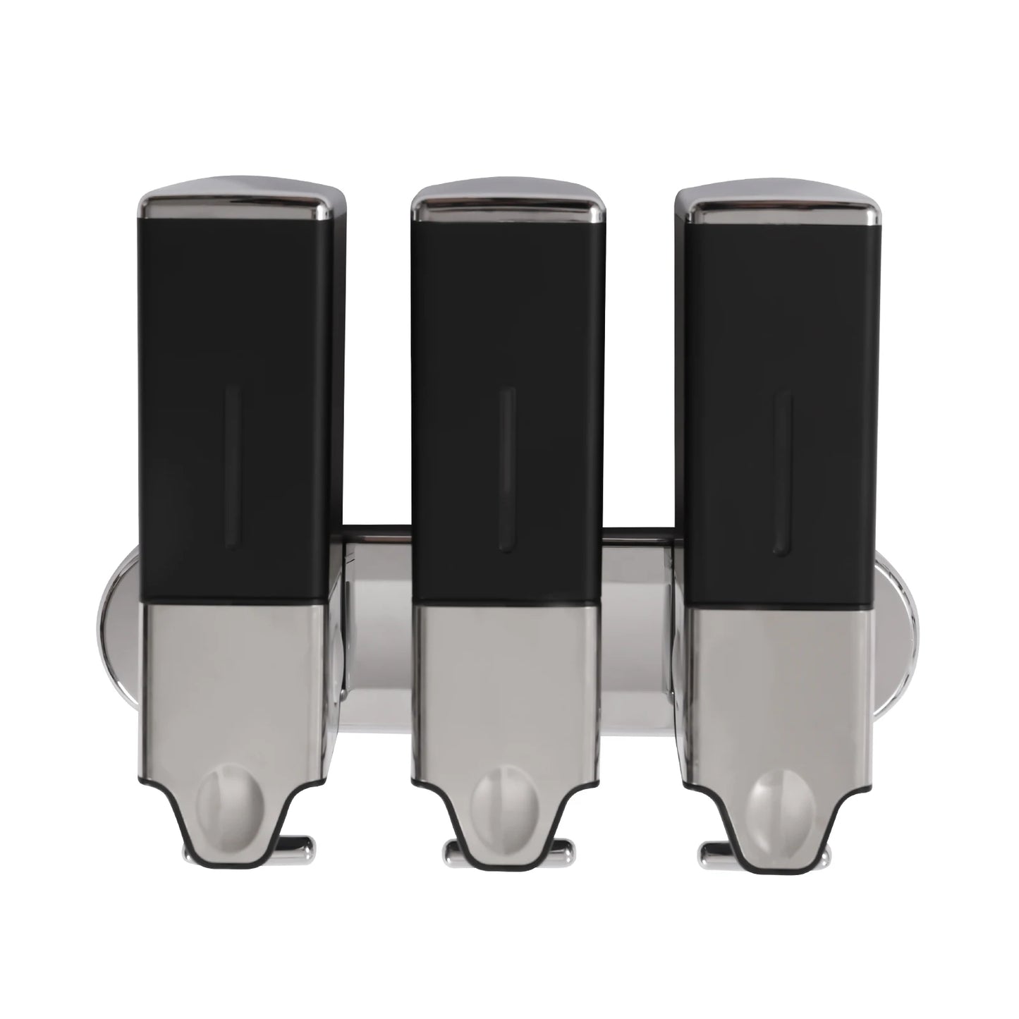 Triple Wall Mount Shampoo, Conditioner, Body Wash Dispenser 1500ml