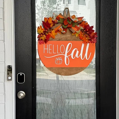 HELLO FALL Door Hanger