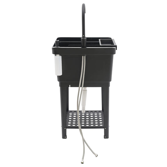 Freestanding Laundry, Utility Sink w/Soap Dispenser