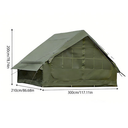 Large Inflatable Camping Tent w/Skylight, Air-Flow & Breathable Mesh Design