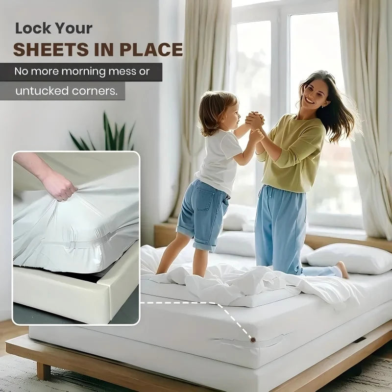4pc Heavy Duty Bedsheet Tightener, Durable Grippers