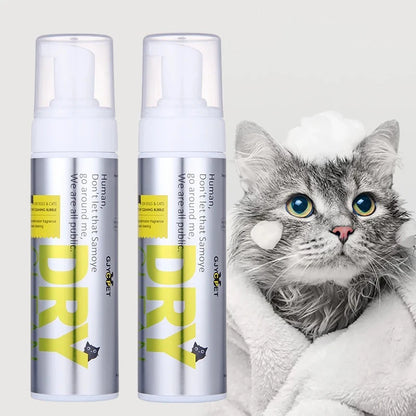 200ML Pet Dry Cleaning Foam Without Rinse Dog Cat Puppy Shower Gel