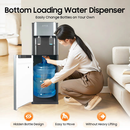 Bottom Loading Water Dispenser w/Heating and Cooling Functions