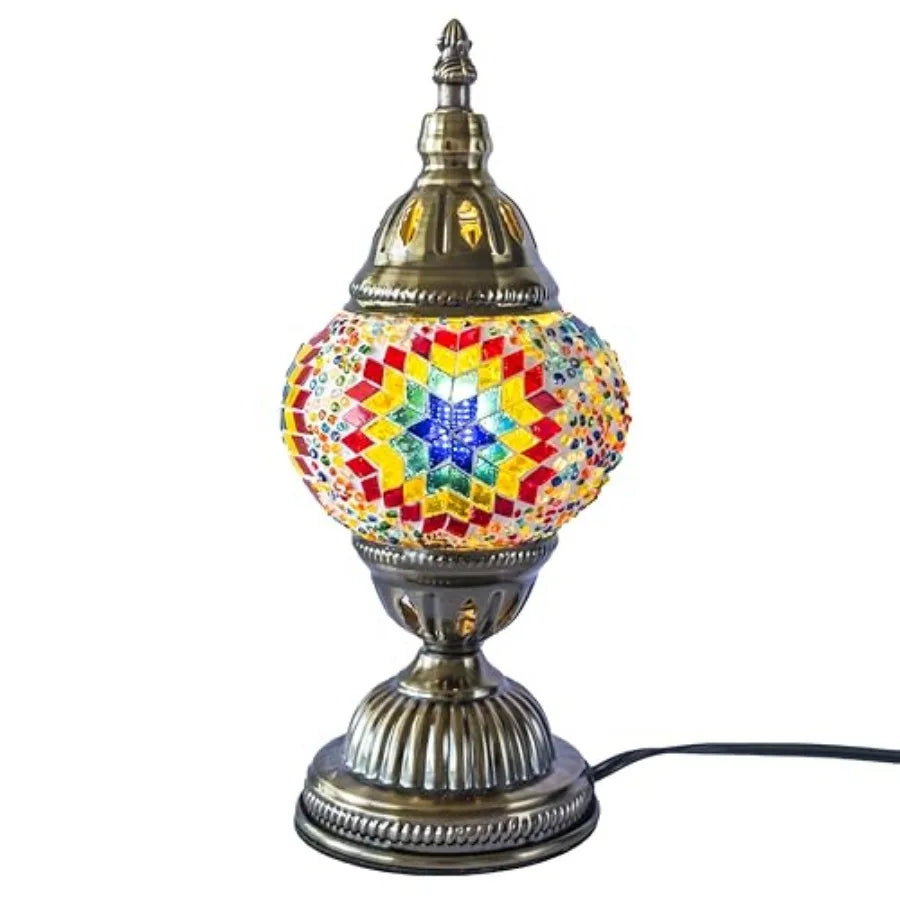 DIY Turkish Mosaic Lamp Kit, Glass Decorative Table Bedside Night Light