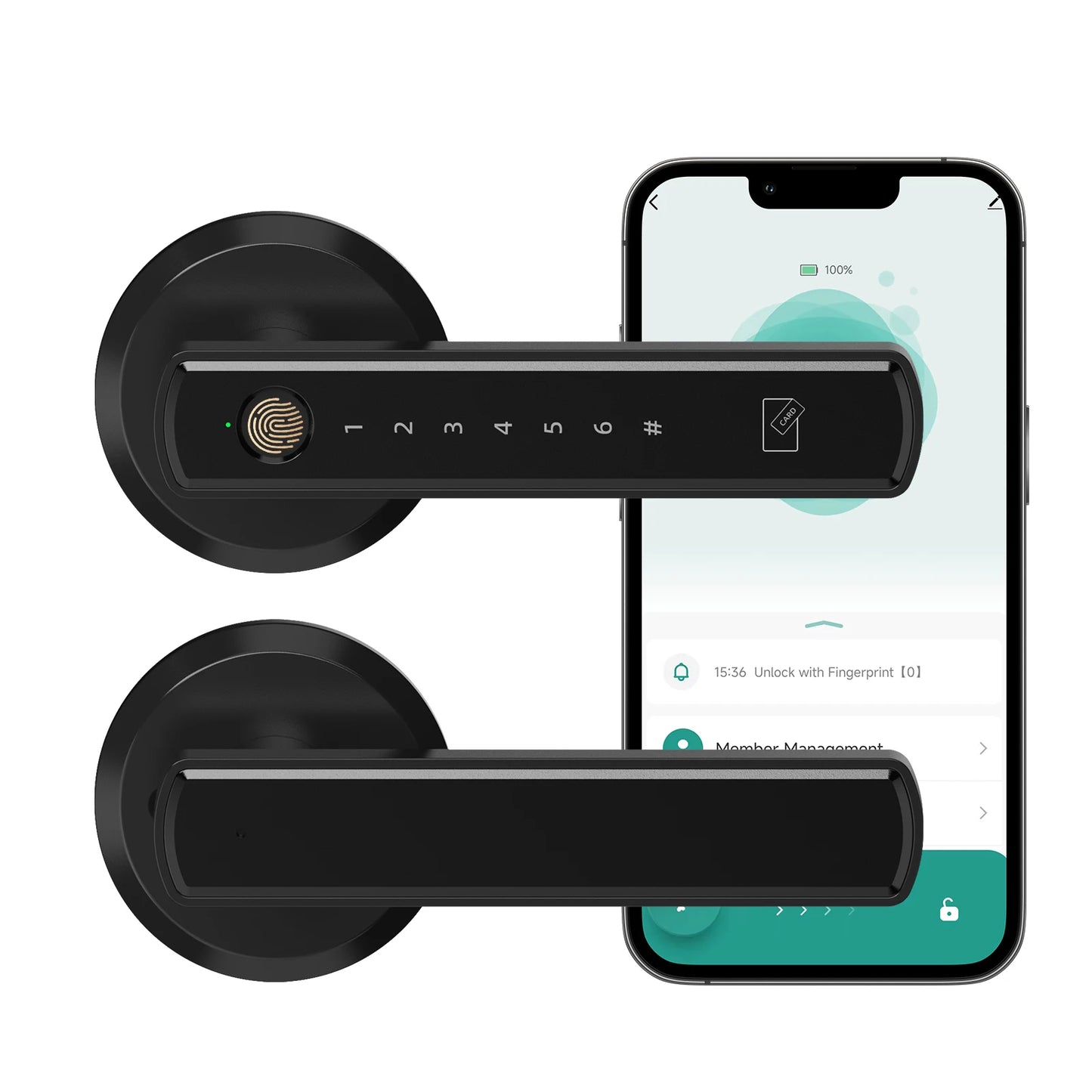 Smart Lock, Fingerprint Door Lock, App Control Passcode