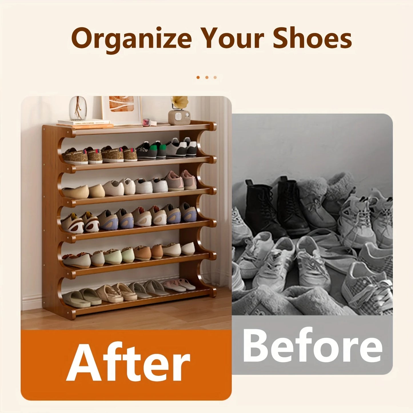 Practical Shoe Storage Rack, Multi-Layer Independent Storage