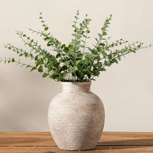 Farmhouse Table Rustic Vintage Ceramic Flower Vase