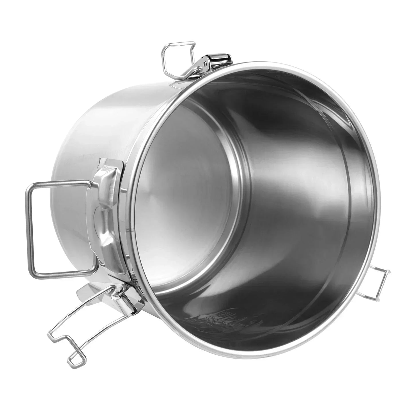 12L Stainless Steel Airtight Food Canister with Lid