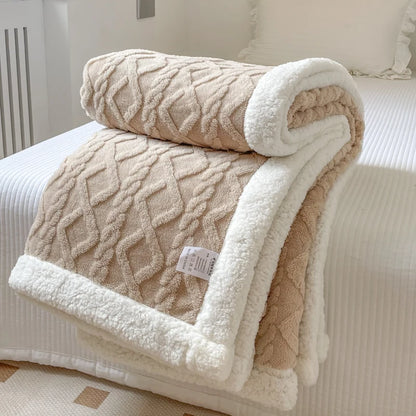 Warm Insulated Plain Milk Fleece