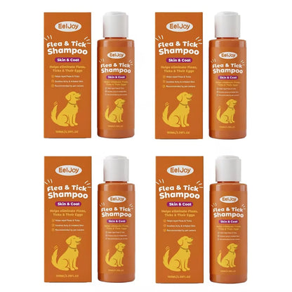 Gentle Anti Flea Tick Dog, Cat Grooming Shampoo