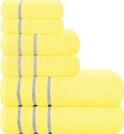 2pc Oversized Bath Towels 28x55" – Ultra Absorbent Quick-Dry