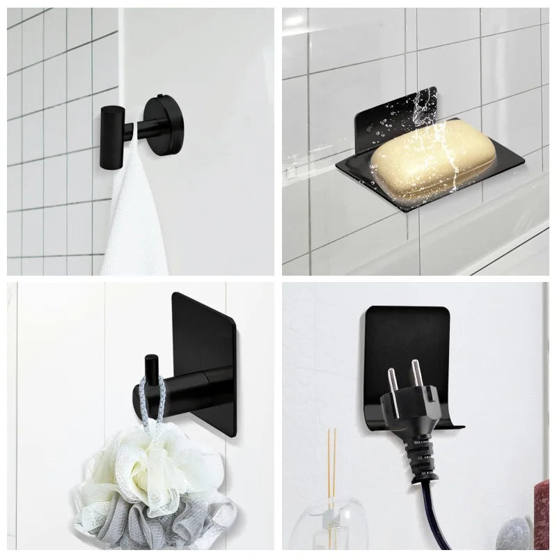 7pc Bathroom Towel Rack Including 16" Hand Towel Bars