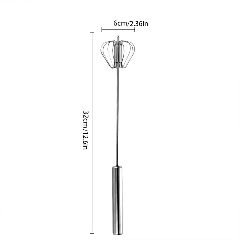Mini Whisker, One Press Handheld Milk Frothier & Egg Beater