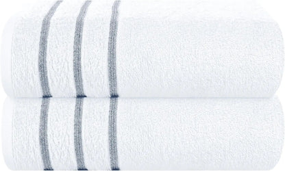2pc Oversized Bath Towels 28x55" – Ultra Absorbent Quick-Dry