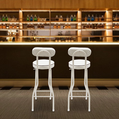 2pc Foldable w/Cushion Bar Stool