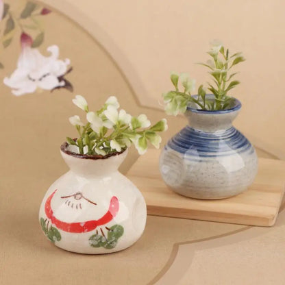 1pc Chinese Style Ceramic Small Vases