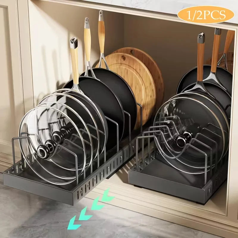 Pull Out Cabinet Storage Organizer