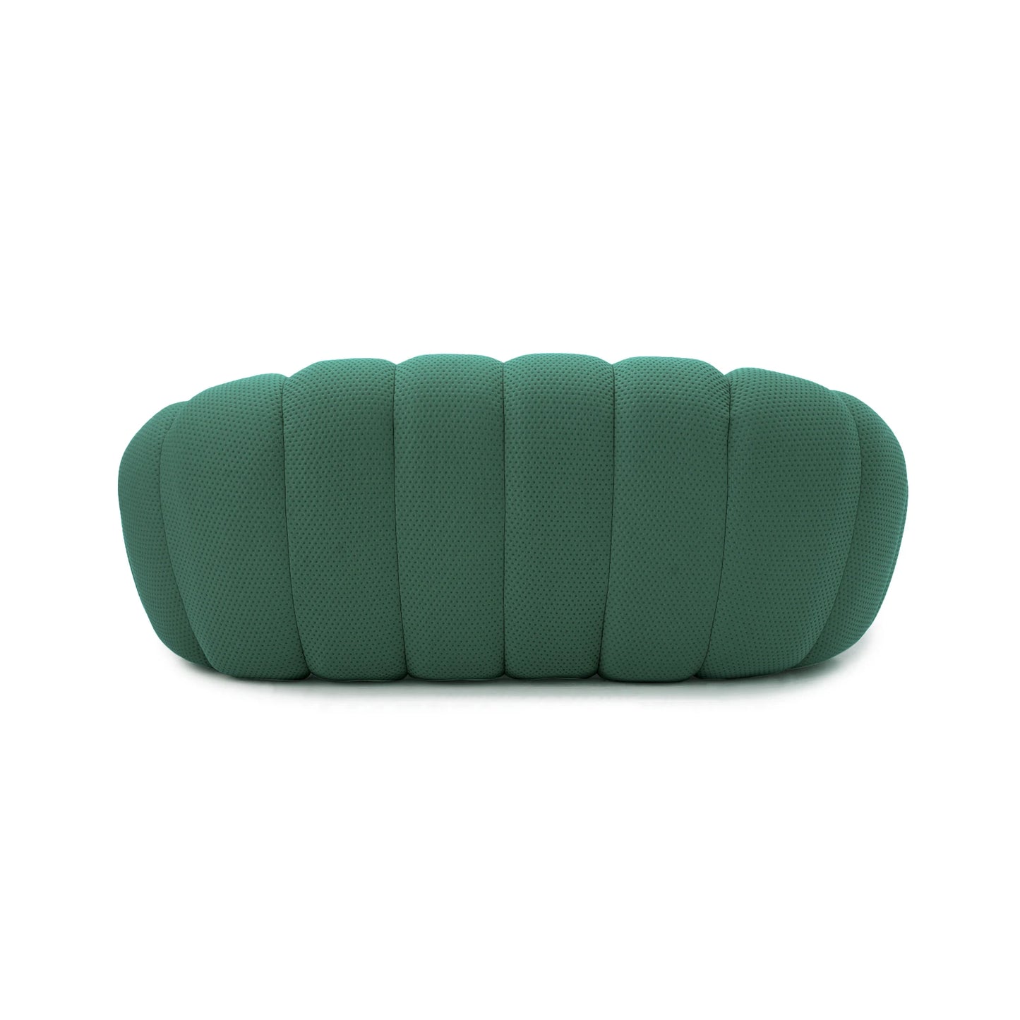 78'' Modern Curved Boneless Sofa, Comfy 3D Knitted Fabric Loveseat