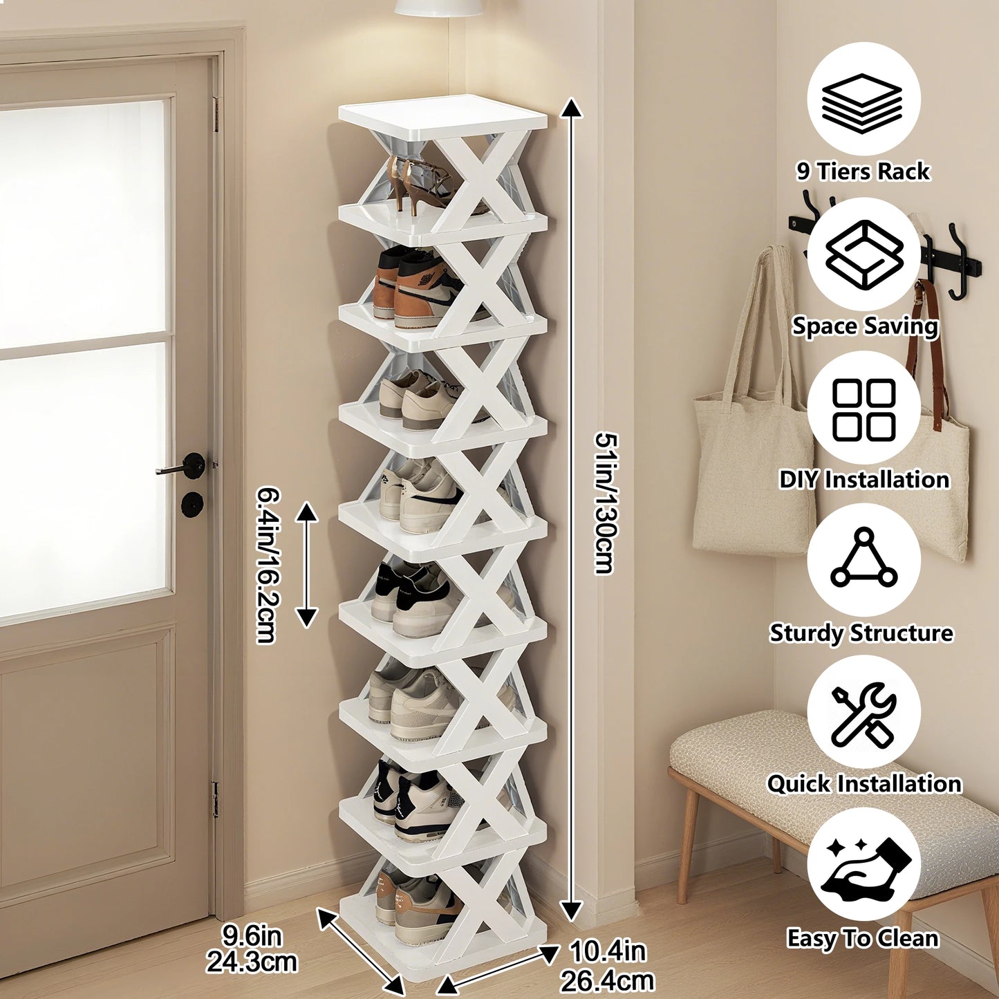 Multi-Layer Shoe Rack, Organizer
