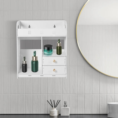 Bathroom Wall Mounted Wall Cabinet with 2 Drawers